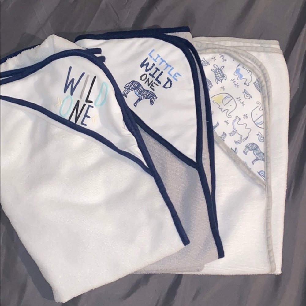 Hooded baby towels
